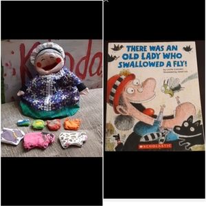 Story time Stuffed doll Old Lady Swallowed A Fly